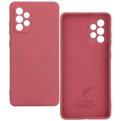 фото Чехол-накладка g-case silicone для samsung galaxy a72 sm-a725f красный