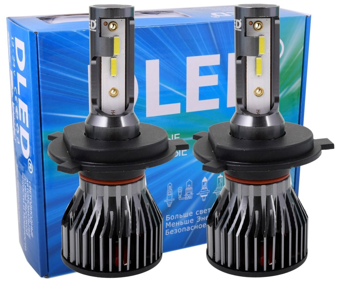 Автомобильная светодиодная лампа H4 DLED Ultimate S (Комплект 2 лампы)