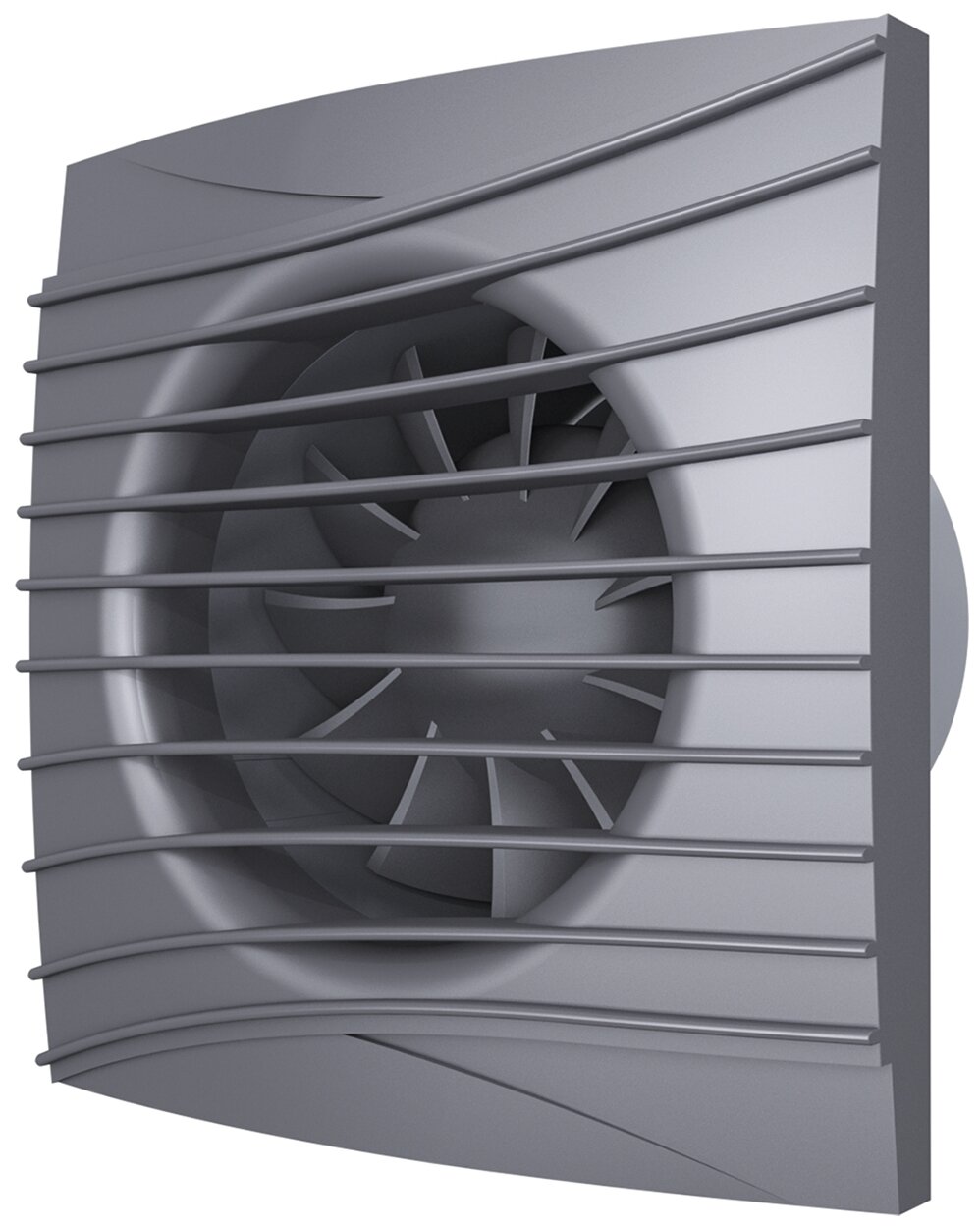 Вентилятор D100 SILENT 4С dark gray metal с обр клапаном DICITI - фотография № 2