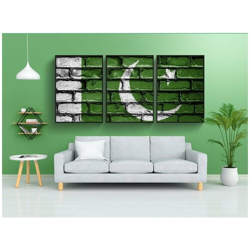 фото Набор модулных постеров для интерьера "флаг, знамя, нация" 60x90 см. в тубусе, без рамки lotsprints