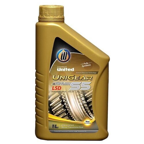 Трансмиссионное масло United Gear Oil LSD 75W-90 GL-5 1л