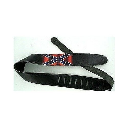фото Ремень для гитары perris p25lss-32 confederate flag perri’s