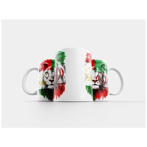 фото Кружка "lion, iran, tajikistan" 320 мл lotsprints