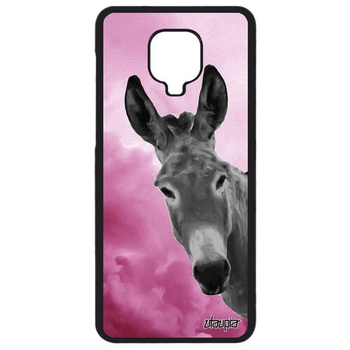 фото Противоударный чехол для смартфона // xiaomi redmi note 9 pro // "осел" лошак ишак, utaupia, фуксия