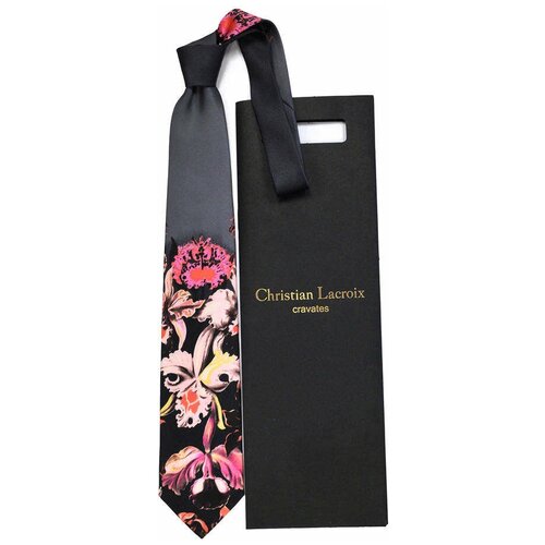 Итальянский галстук с цветами Christian Lacroix 837520
