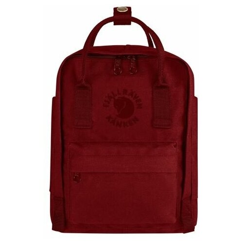 фото Fjallraven рюкзак re-kanken mini, темно-красный, 20х13х29 см, 7 л