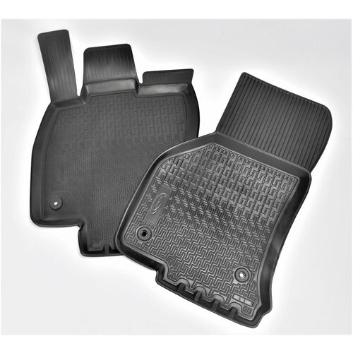 фото Коврики в салон передние 2шт полиуретан с крепежом volkswagen golf хэтчбек vii 2012-, variant vii 2013- comfort