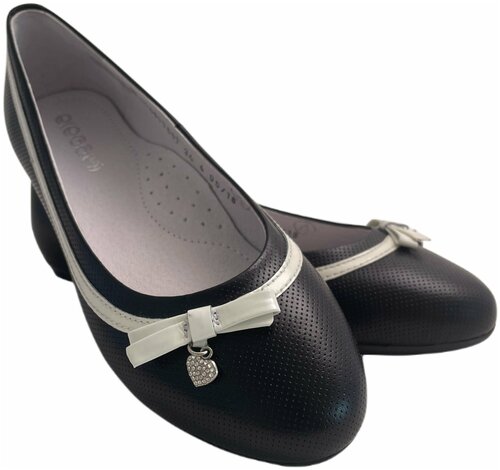 Туфли Elegami, демисезонные, натуральная кожа, размер 38, черный