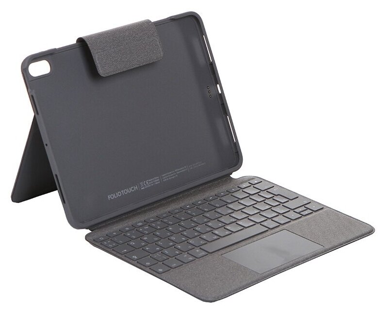 Клавиатура/ Logitech Keyboard Folio Touch for iPad Air (4th gen) Grey