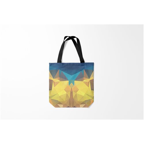 фото Сумка-шоппер / 40х40 см / тренды / геометрия абстрактная burnettie