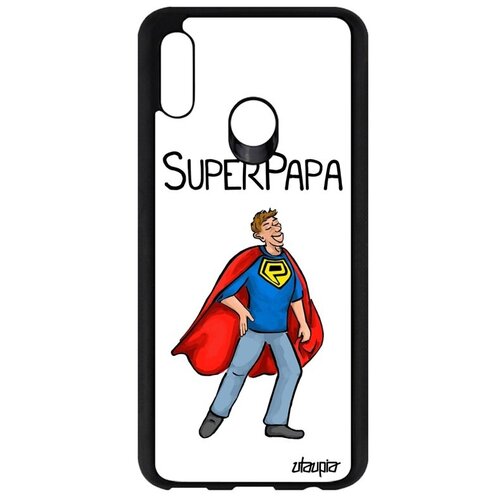 фото Чехол для // huawei p smart 2019 // "суперпапа" семья комичный, utaupia, белый