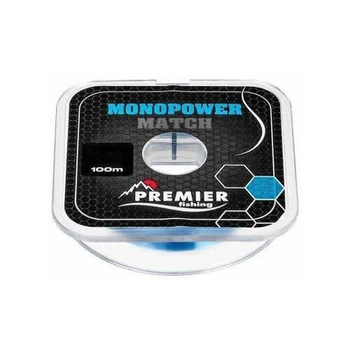 фото Леска premier fishing monopower match 0,45мм 100м blue nylon pr-mm-b-045-100