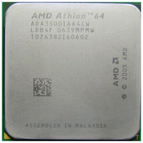 Процессор AMD Athlon 64 3500+ Orleans AM2, 1 x 2200 МГц, OEM процессор amd athlon 64 3500 orleans am2 1 x 2200 мгц oem