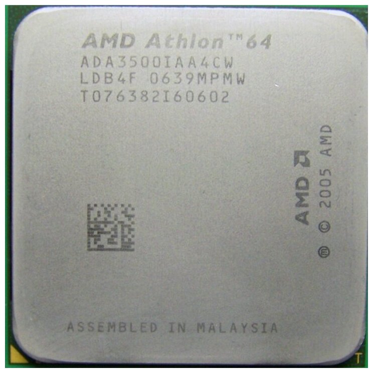 Процессор AMD Athlon 64 3500+ Orleans AM2 1 x 2200 МГц