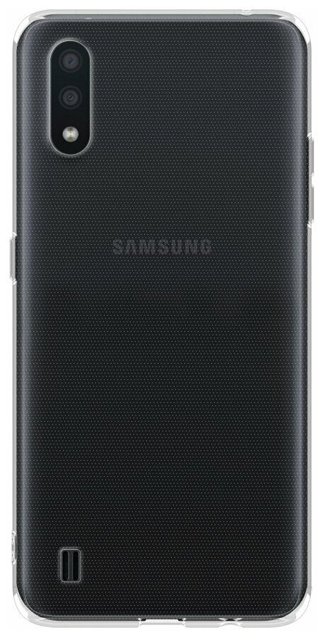 Чехол Gel Case для Samsung Galaxy A01 (2020), прозрачный, Deppa 87439