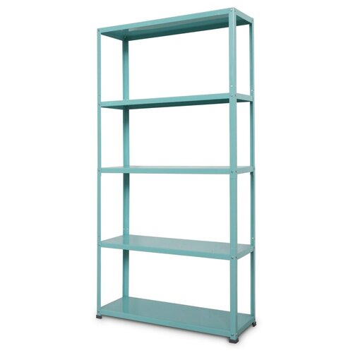 AR SHELVING Стеллаж Colour 5 полок 90х172х30 см, металл, цвет бирюзовый