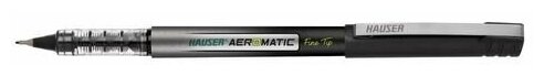 Ручка-рапидограф Hauser Aeromatic Fine Tip, пластик/металл, цвет чернил черный, толщина стержня 0,7 мм, 12 шт/уп