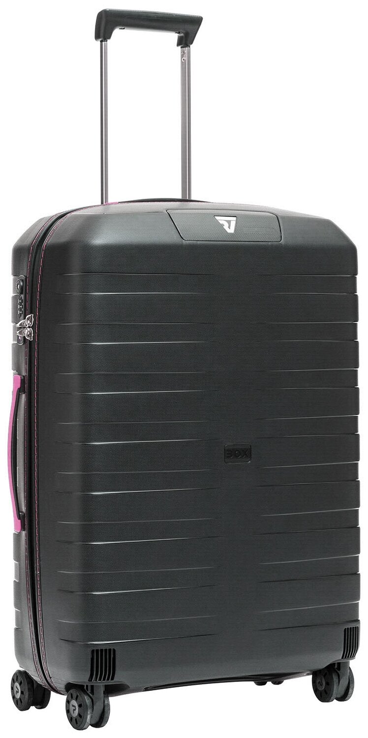 Чемодан 5512 Box Medium Spinner *3901 Fucsia/Nero