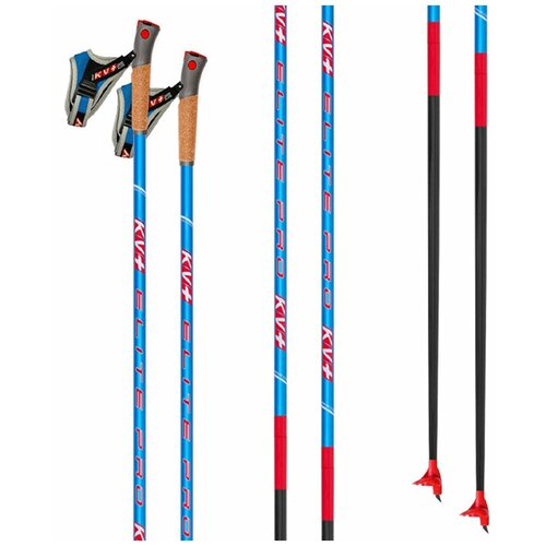 фото Палки лыжные elite pro clip blue qcd cross country pole kv+