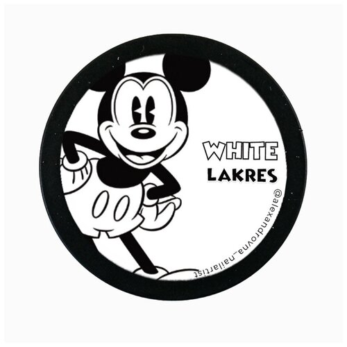 Гель-паста Lakres Mickey Mouse White белая, 5 г
