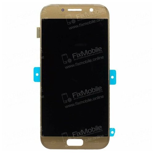 Дисплей с тачскрином для Samsung Galaxy A5 (2017) A520F (золотистый) AMOLED дисплей с тачскрином для samsung galaxy a3 2017 a320f черный amoled