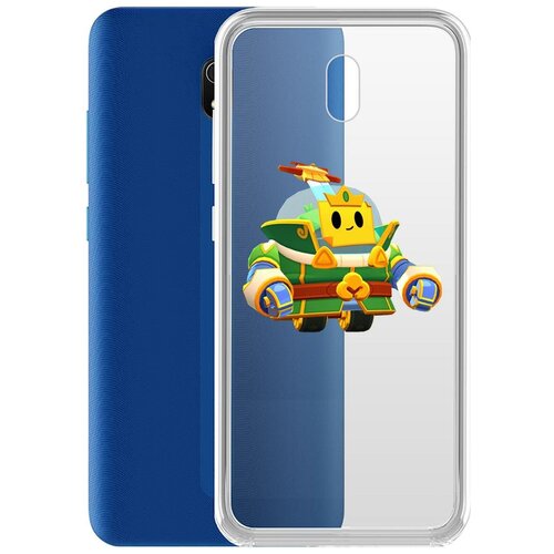 фото Чехол-накладка clear case brawl stars-изумрудный принц спраут для xiaomi redmi 8a krutoff group