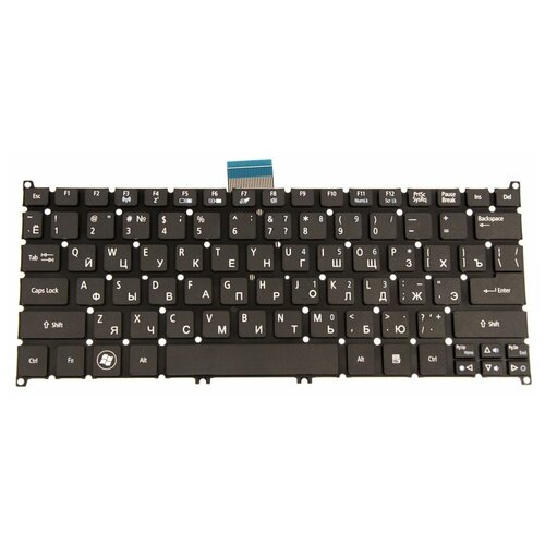 Клавиатура для ноутбуков Acer S3 S5 One 756 RU Black 2450₽