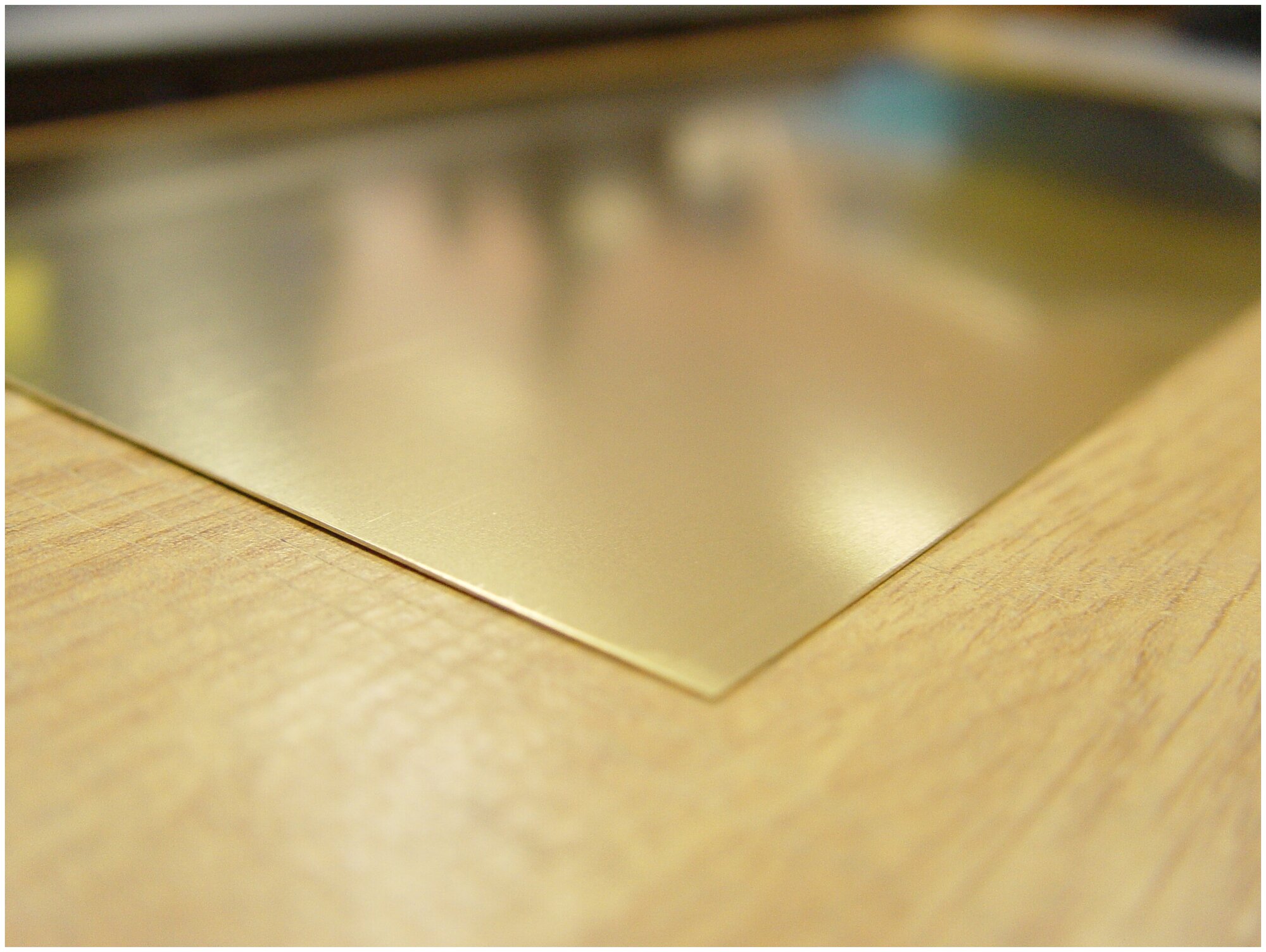 Латунь 0.12 мм, лист 10х25 см, KS Precision Metals (США)