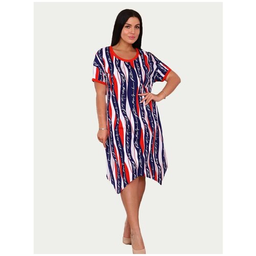 Туника женская 12780 размер 52 темно-синий