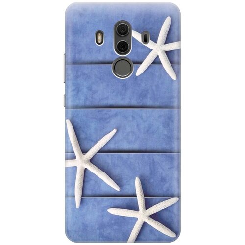 фото Re:pa накладка transparent для huawei mate 10 pro с принтом "три морские звезды"