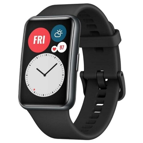 Смарт-часы Huawei Fit TIA-B09 164 Amoled пульсомер шагомер 180 мАч чёрные 1137400₽