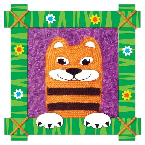 фото Набор для изготовления картины «тигрёнок» клеvер