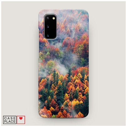 фото Чехол пластиковый samsung galaxy s20 лес 12 case place