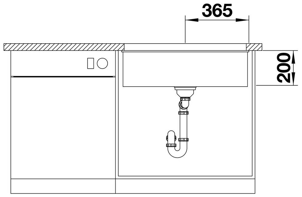 Мойка для кухни Blanco Etagon 700-U темная скала - фотография № 6
