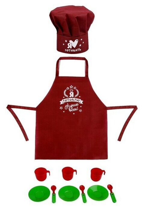 фото Игровой набор «Шеф-повар» с фартуком и аксессуарами