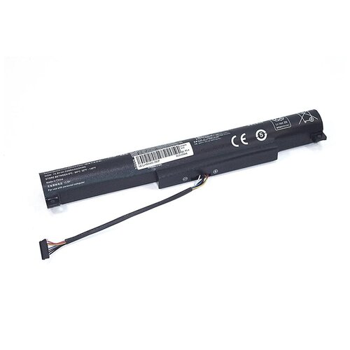 Аккумуляторная батарея (аккумулятор) L14S3A01 для ноутбука Lenovo IdeaPad 100-15IBY, B50-10 10.8V 2200mAh черная аккумулятор для ноутбука lenovo 5b10h42831