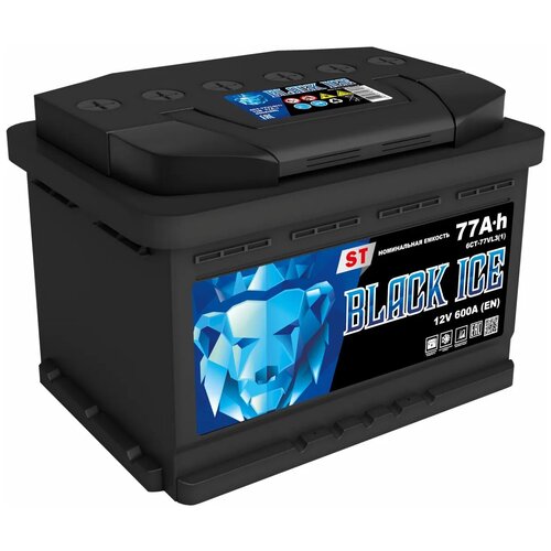 Аккумулятор BLACK ICE 6СТ-77.1 ST ёмкость 77 Ач прямая полярность 1