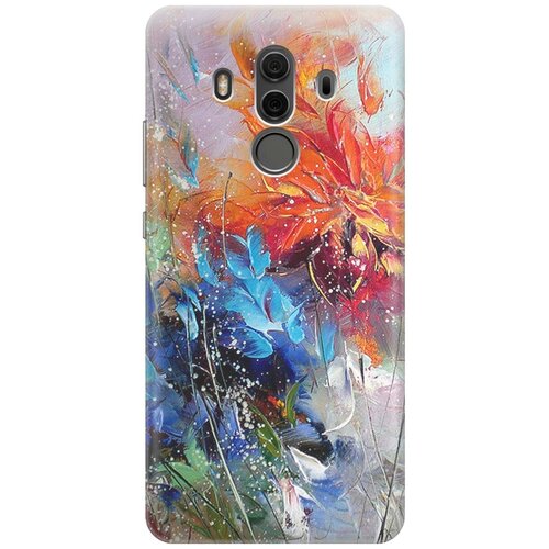 фото Re:pa накладка transparent для huawei mate 10 pro с принтом "весенний взрыв"