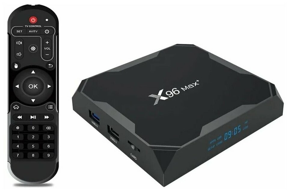 Cмарт ТВ приставка X96 MAX+ 2/16 Гб HDMI и Wi-Fi на Android