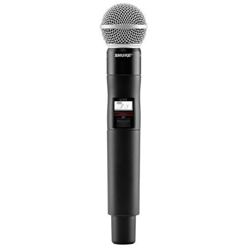 SHURE QLXD2SM58 G51 ручной передатчик с капсюлем SM58 динамический кардиоидный 470-534 МГц Черны 5719900₽