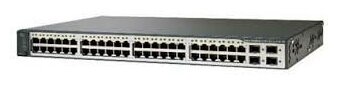 Коммутатор CISCO WS-C3750V2-48PS-S