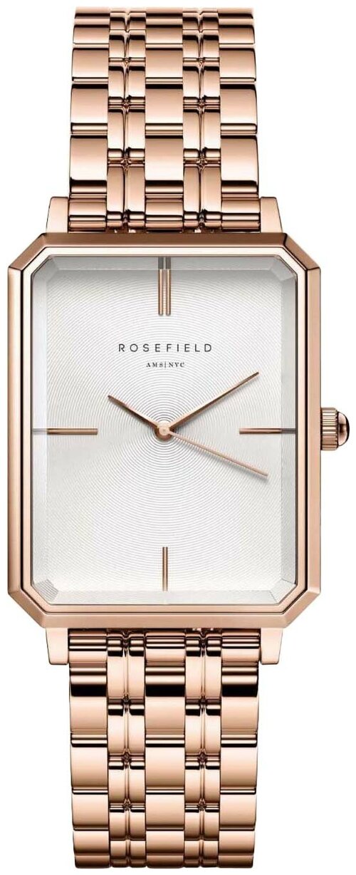 Наручные часы Rosefield The Octagon, золотой, белый