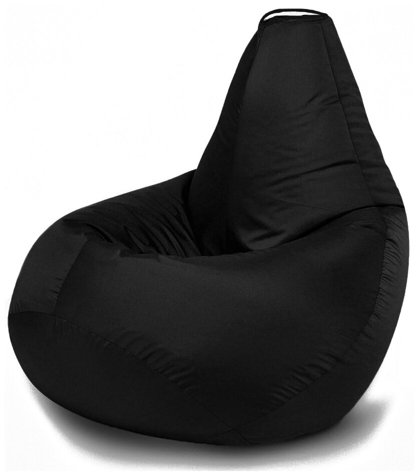 MyPuff кресло-мешок Груша, размер XXXL-Стандарт, оксфорд, черный - фотография № 1