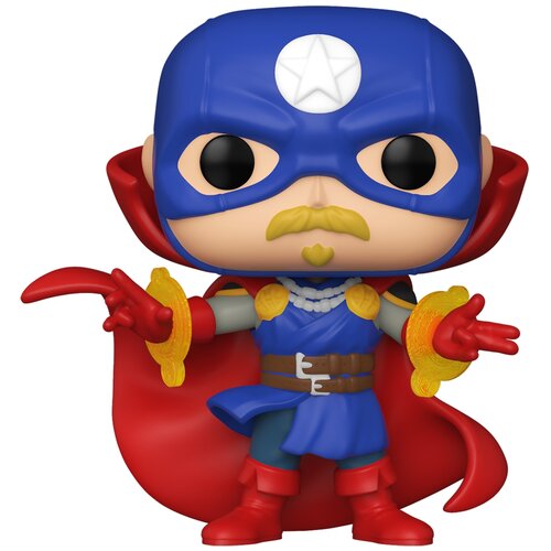 Фигурка Funko POP! Bobble Marvel Avengers Infinity Warps Soldier Supreme 52006, 10 см фигурка funko pop bobble призрачная пантера ghost panther марвел мстители бесконечность искажается marvel avengers infinity warps 52008 9 5 см