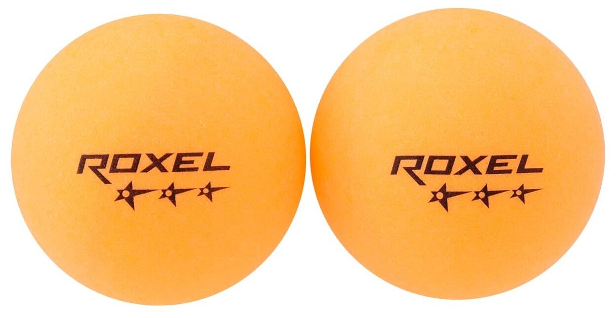 Мяч н/т Roxel 3* Prime, оранжевый (6шт.)