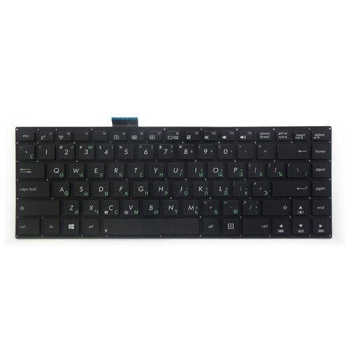 Клавиатура для ноутбука Asus VivoBook S400CA S451 S401 черная 891₽