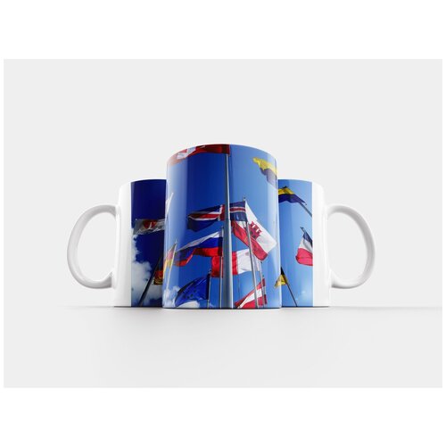 фото Кружка "знамя, европа, швейцария" 320 мл lotsprints