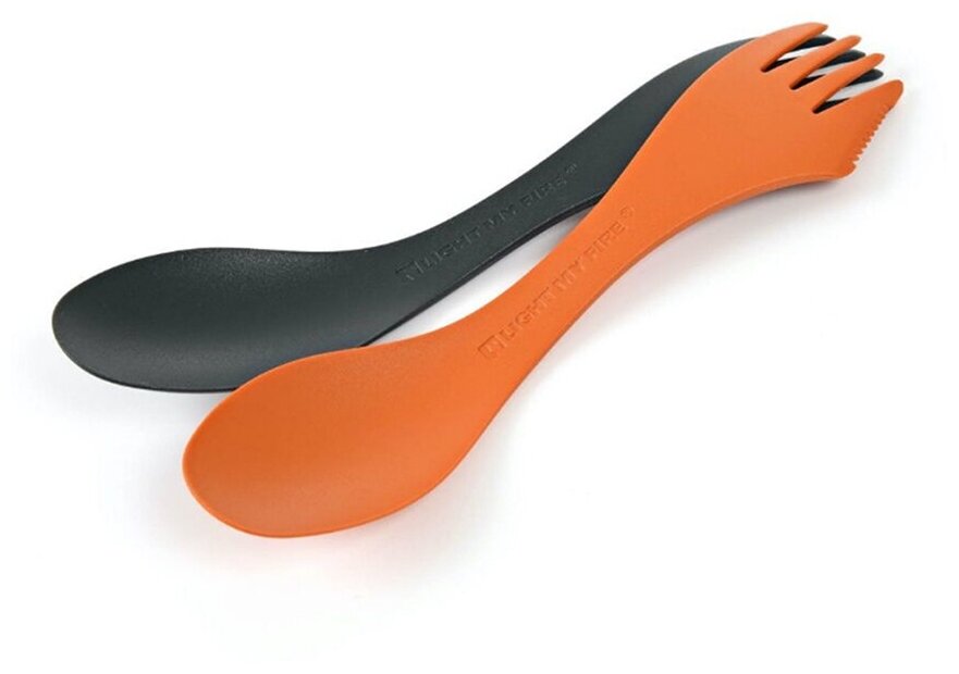 Набор ловилок Light My Fire Spork original BIO 2-шт (rustyorange/slatyblack)