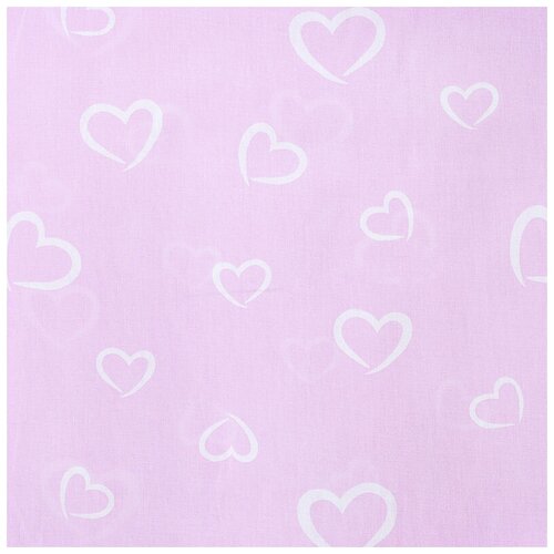 Ткань для шитья Бязь 100% хлопок, Сладости, серый, 1,5х15 м