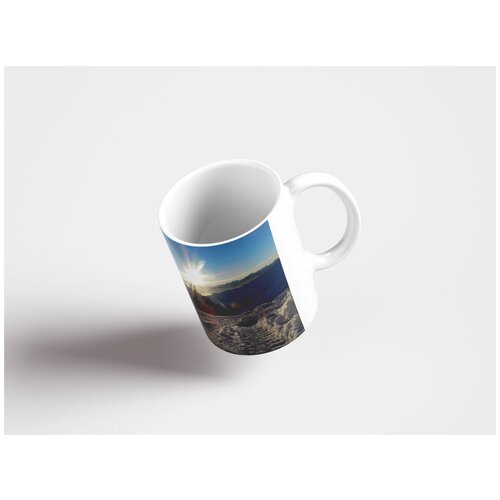 фото Кружка "зима, горы, альпы 320 мл. белая" lotsprints